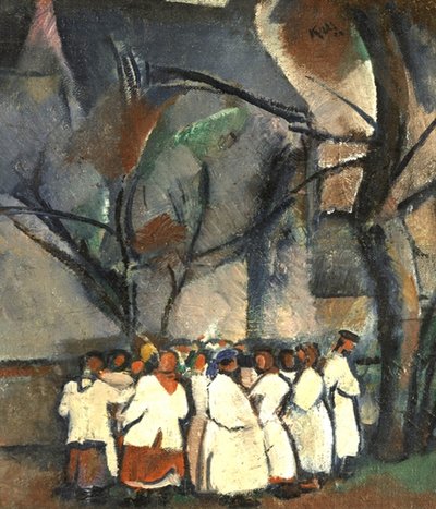 Landscape with Church by Georges Karpeles